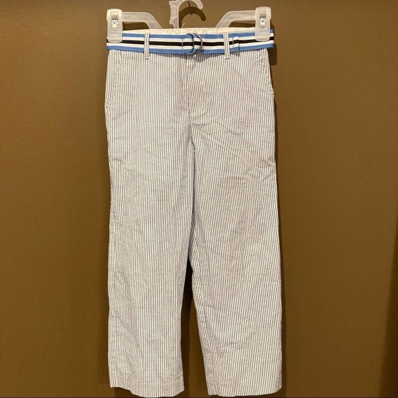Izod Blue Striped Pants - Picture 1 of 5